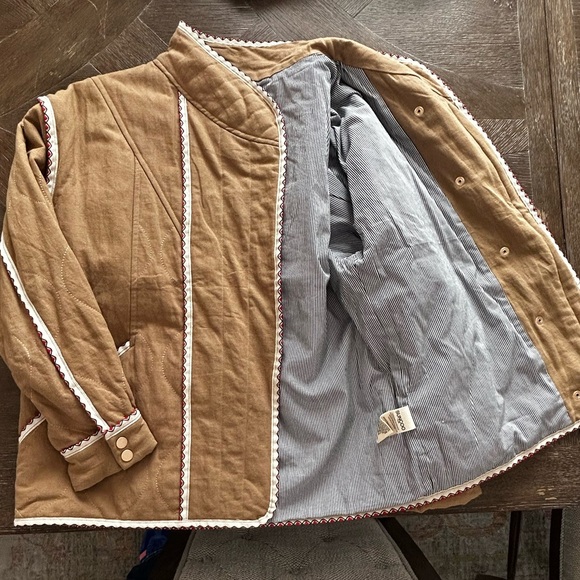 Suncoo Even Camel quilted jacket - Picture 13 of 16